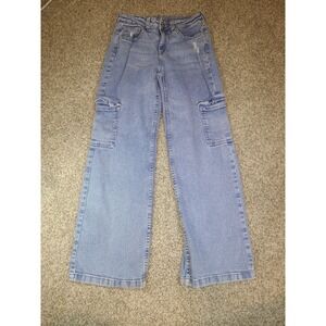 Justice Girls Wide Leg 90s Jeans size 14